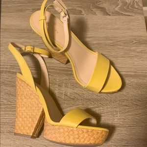 Yellow wedges